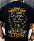 AUGUST - MY GOD'S NOT DEAD - CHRISTIAN GIFT FOR MEN - LUAN08 (SKU2608-09-08)