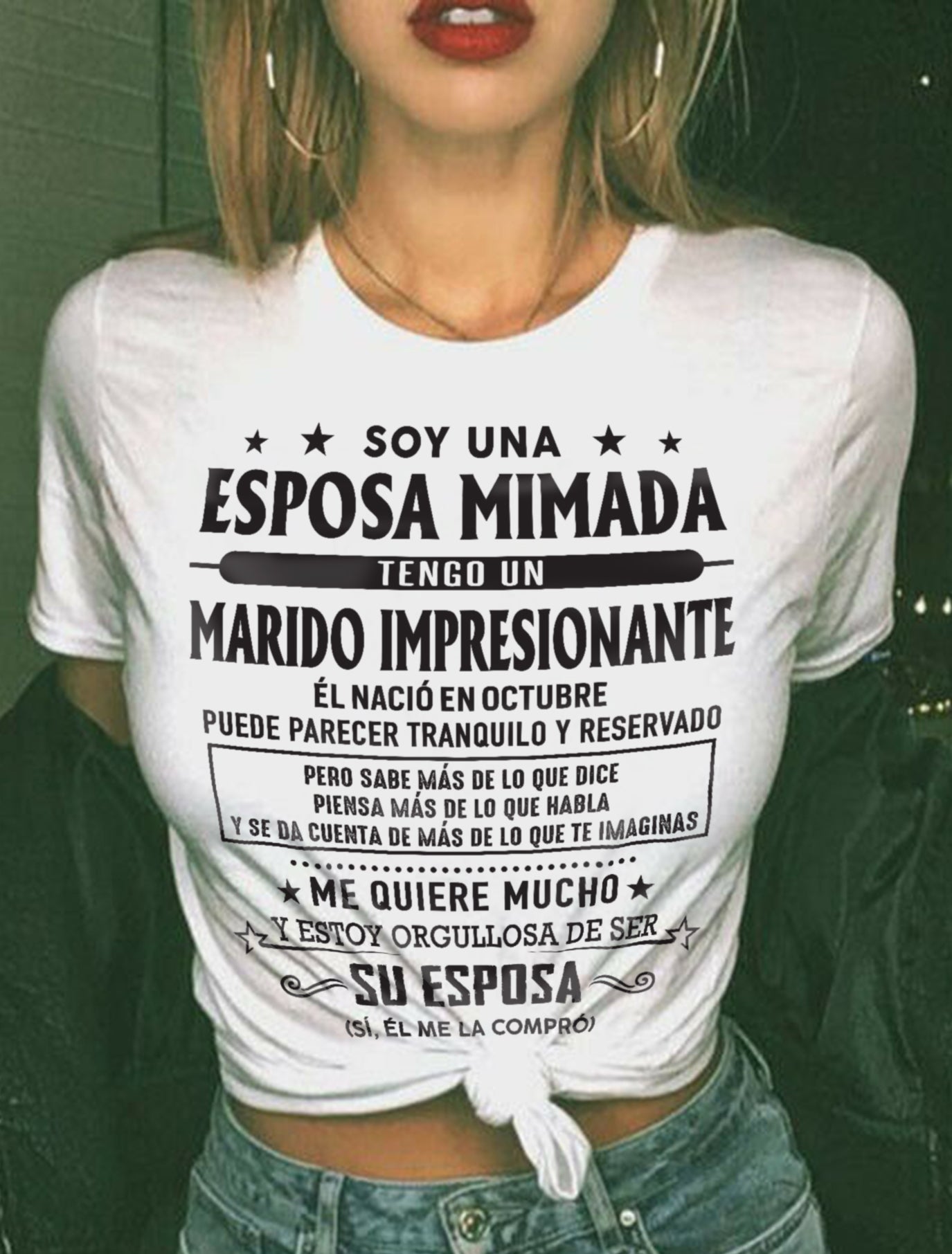 Octubre – Esposo increíble nacido en octubre – Regalo especial para tu esposa – LUAN10 (SKU03-11-10)