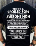 OCTOBER - SPOILED SON OF AWESOME MOM - PERFECT GIFT FROM MOM - LUAN10 (SKU2604-175-10)