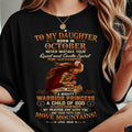 OCTOBER DAUGHTER – MIGHTY WARRIOR PRINCESS & CHILD OF GOD – GIFT FROM MOM - LUAN10 (SKU2607-277-10)