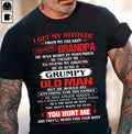 NOVEMBER AWESOME GRANDPA T-SHIRT – PROUD GRANDSON GIFT FROM GRANDPA - LUAN11 (SKU2607-322-11)