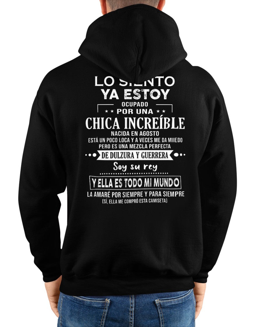 Lo siento chicas, ya estoy pillado - Mi novia está un poco loca y es adorable - Regalo especial para tu novio o esposo - (SKU04-156-08) - LUAN08