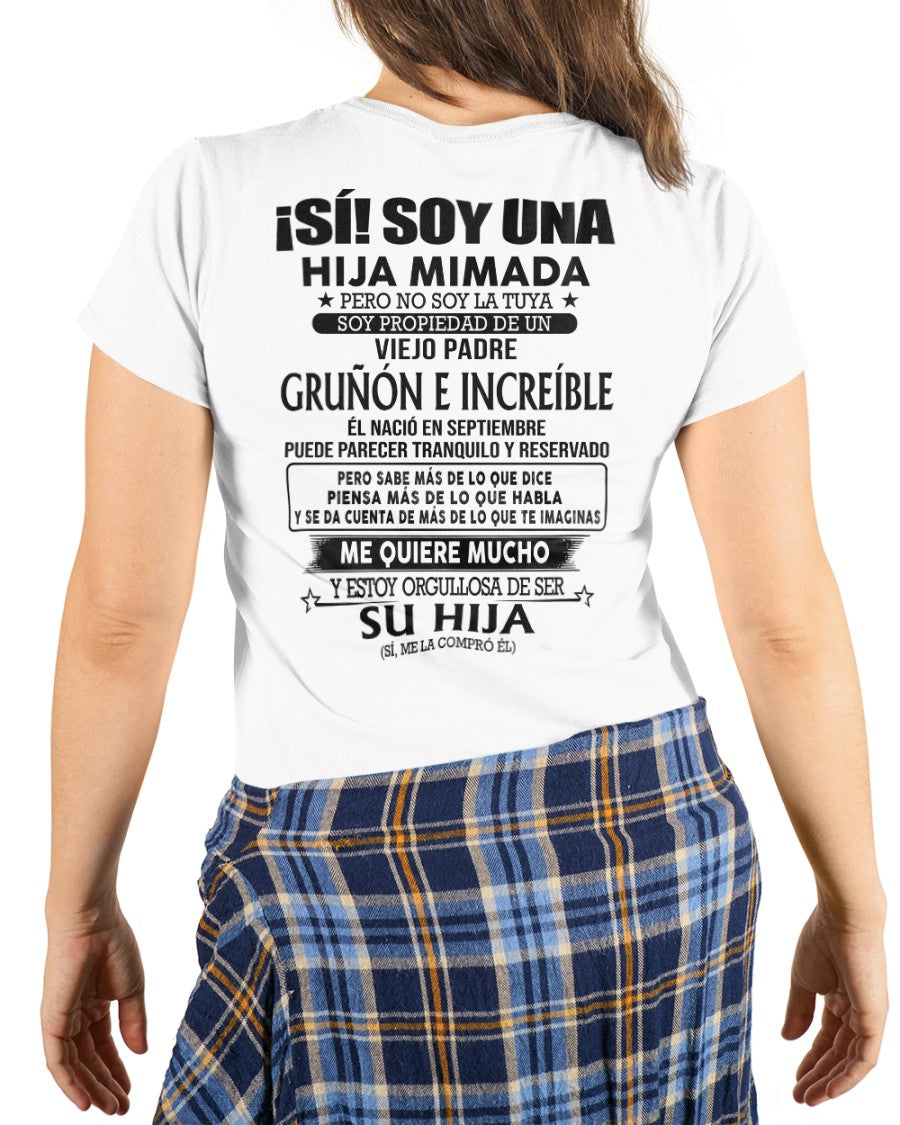 Septiembre Padre Increíble - Regalo especial para hija - TBN - T09 (SKU04-109-09)
