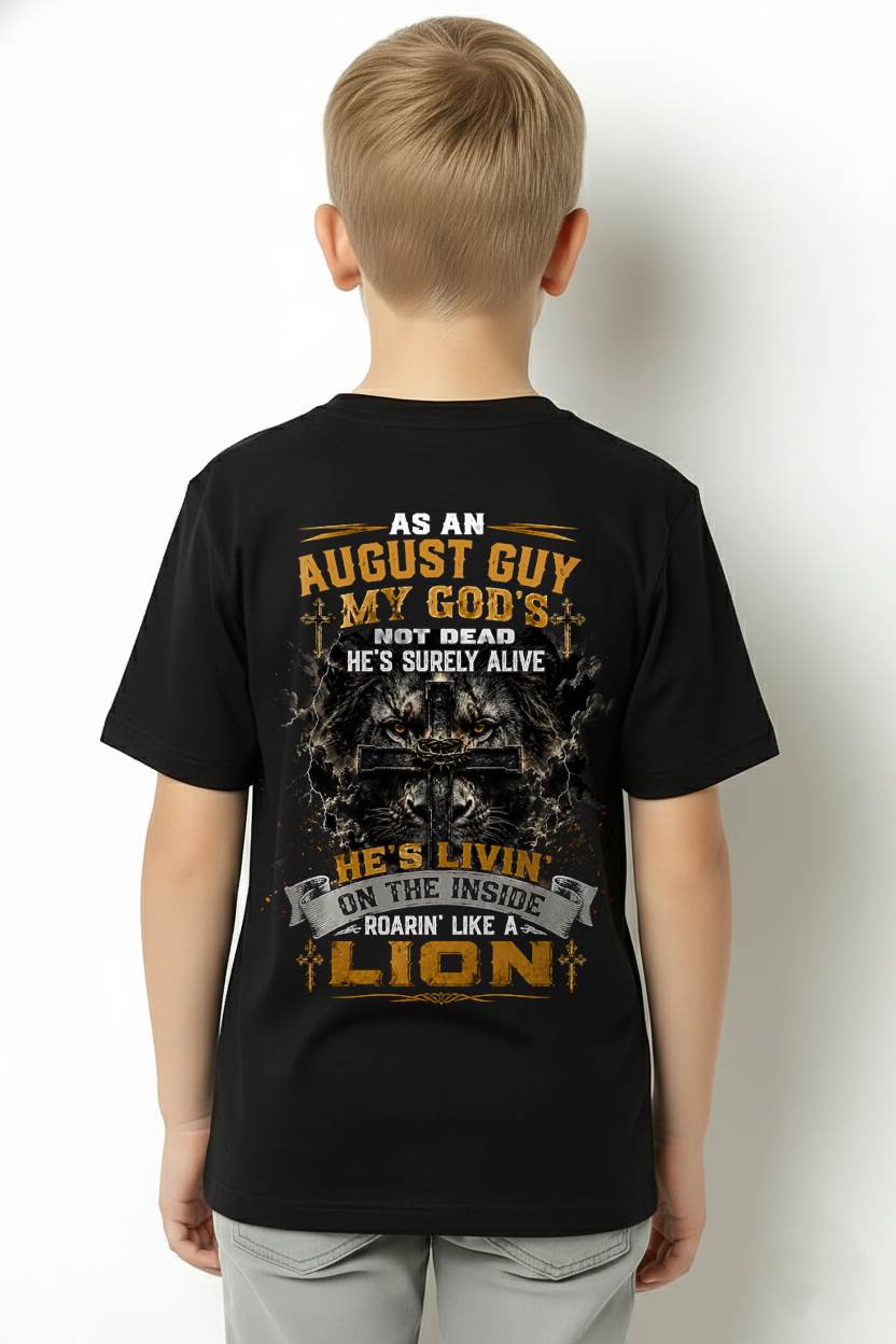 AUGUST - MY GOD'S NOT DEAD - CHRISTIAN GIFT FOR MEN - LUAN08 (SKU2608-09-08)