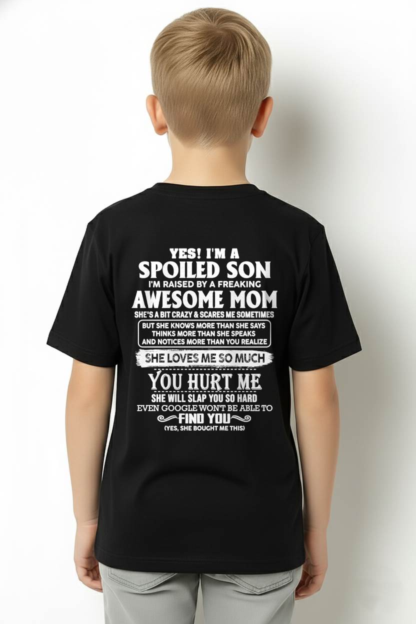 SPOILED SON OF AWESOME MOM - PERFECT GIFT FROM MOM - LUAN00 (SKU2604-175-00)