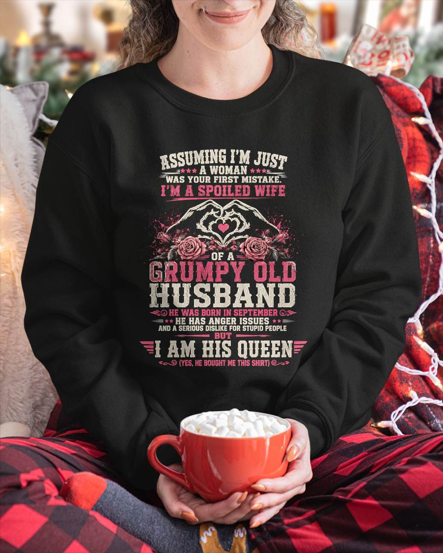 SEPTEMBER - SPOILED WIFE OF A GRUMPY HUSBAND - PERFECT GIFT FROM HUSBAND- LUAN09 (SKU2608-31-09)