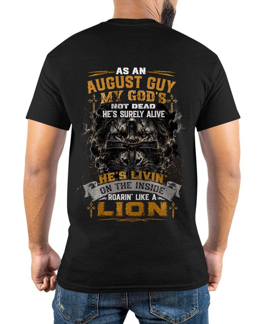 AUGUST - MY GOD'S NOT DEAD - CHRISTIAN GIFT FOR MEN - LUAN08 (SKU2608-09-08)