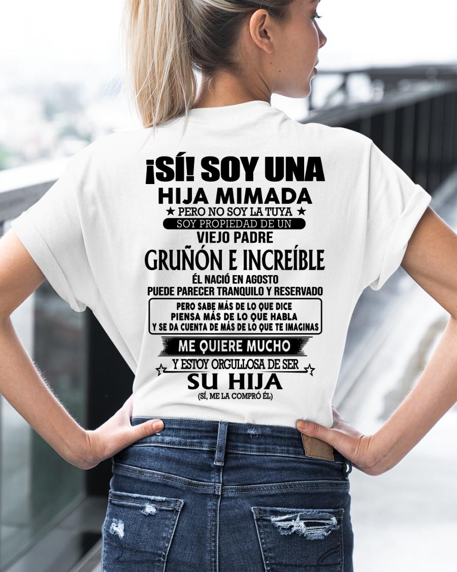 Agosto Padre Increíble - Regalo especial para hija - TBN - T08 (SKU04-109-08)