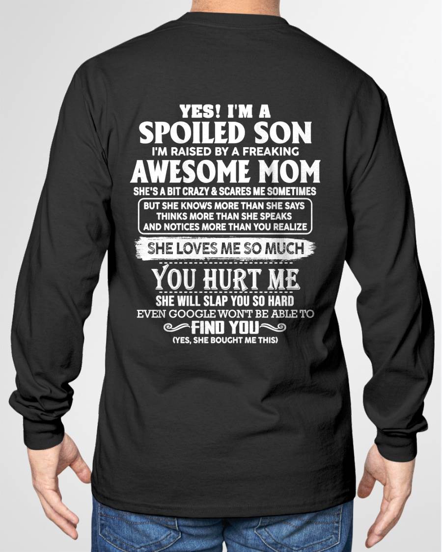 SPOILED SON OF AWESOME MOM - PERFECT GIFT FROM MOM - LUAN00 (SKU2604-175-00)