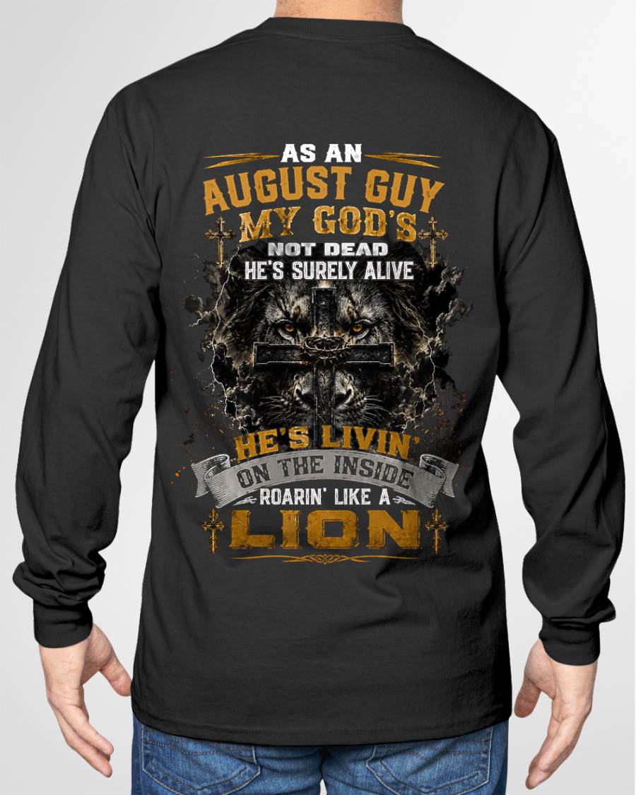 AUGUST - MY GOD'S NOT DEAD - CHRISTIAN GIFT FOR MEN - LUAN08 (SKU2608-09-08)