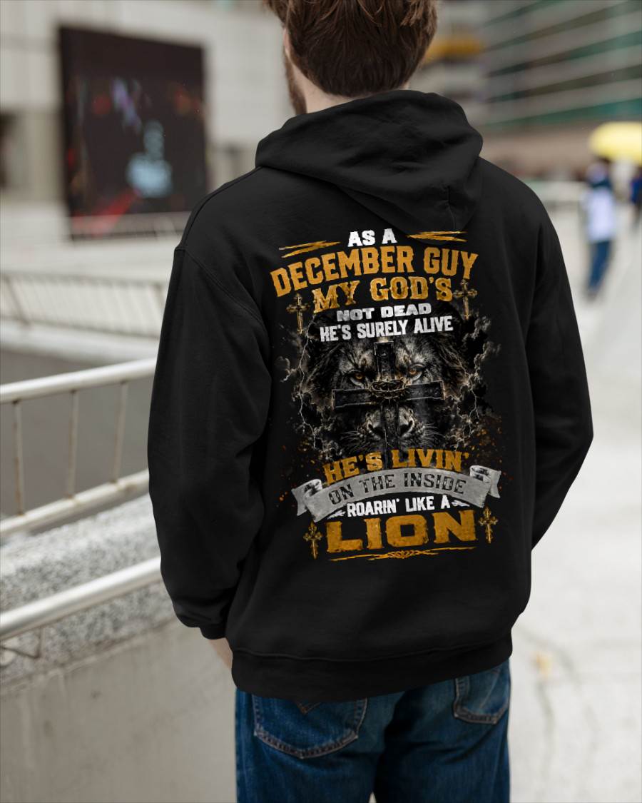 DECEMBER - MY GOD'S NOT DEAD - CHRISTIAN GIFT FOR MEN - LUAN12 (SKU2608-09-12)