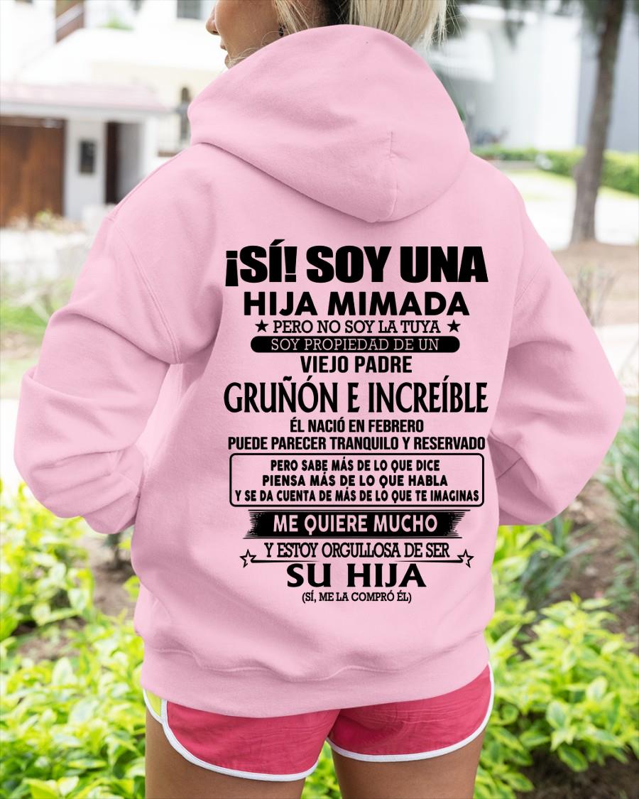 Febrero Padre Increíble - Regalo especial para hija - TBN - T02 (SKU04-109-02)