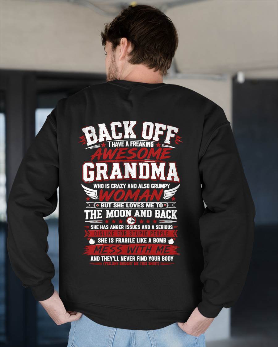 CRAZY AWESOME GRANDMA - PERFECT GIFT FROM GRANDMA - LUAN00 (SKU2608-07-00)