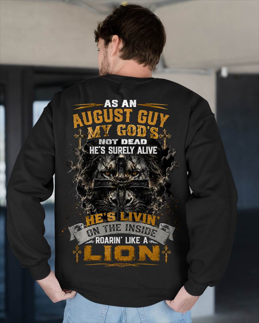 AUGUST - MY GOD'S NOT DEAD - CHRISTIAN GIFT FOR MEN - LUAN08 (SKU2608-09-08)