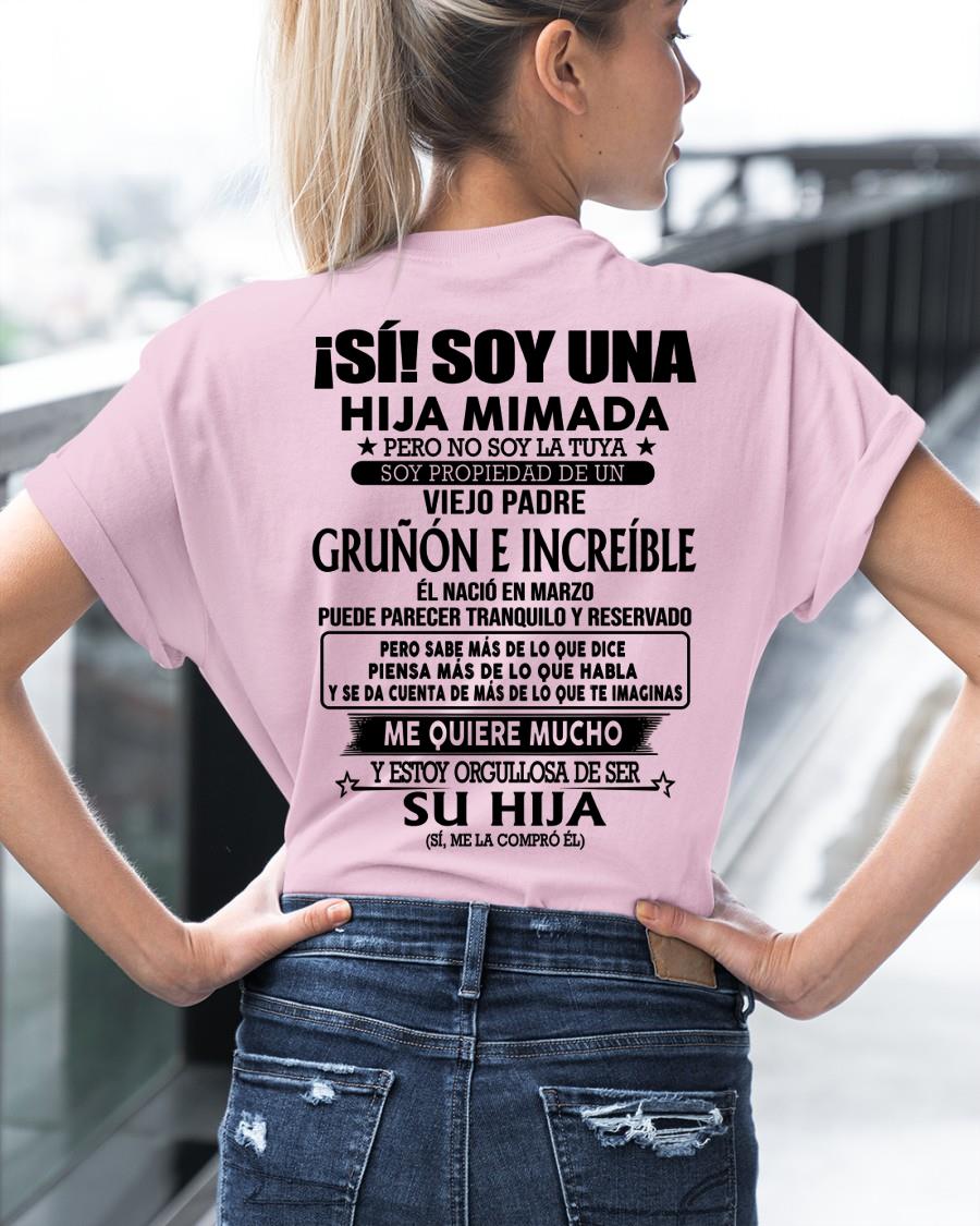 Marzo Padre Increíble - Regalo especial para hija - TBN - T03 (SKU04-109-03)